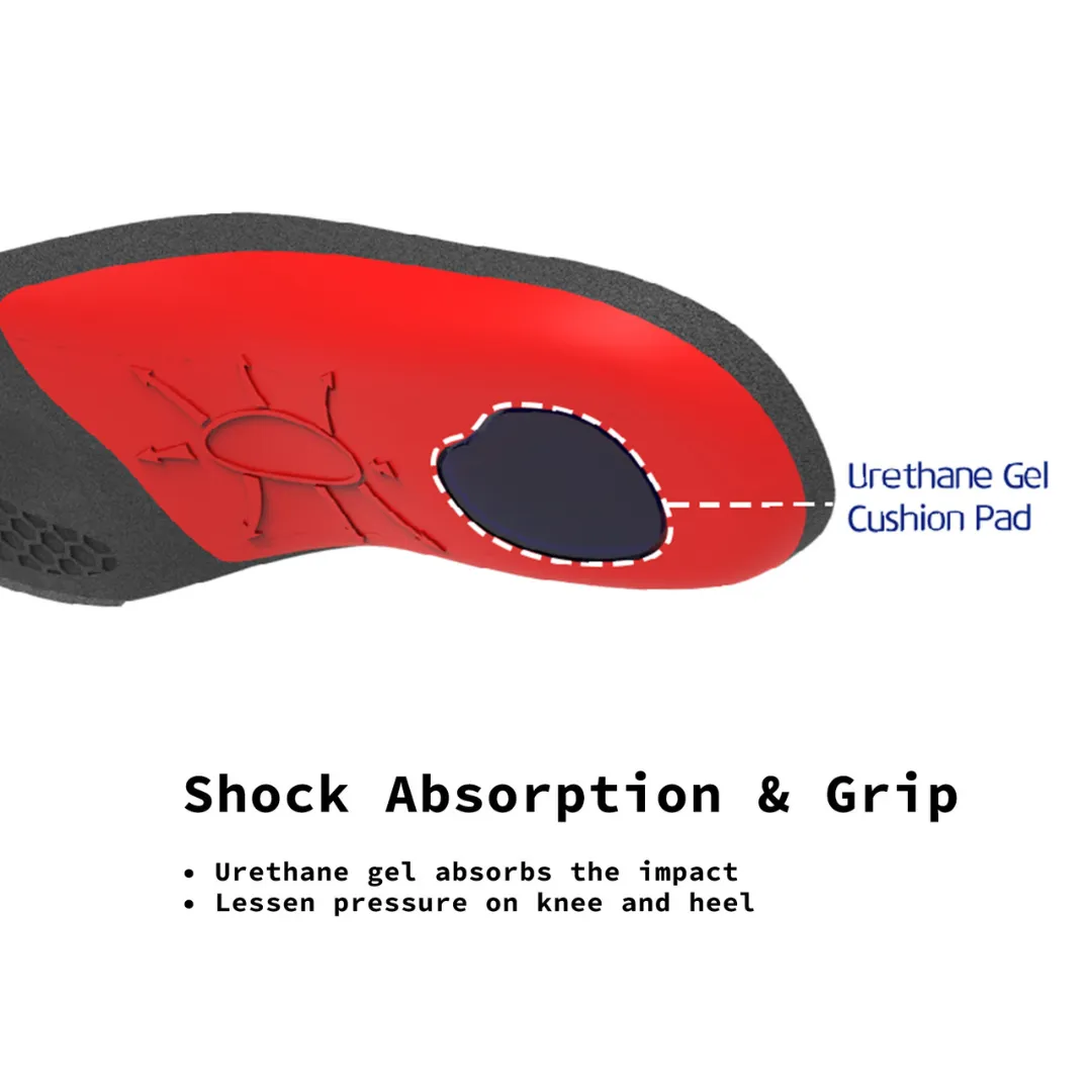 4X Pair Full Whole Insoles Shoe Inserts M Size Arch Support Foot Pads