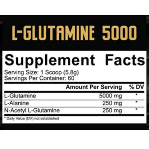 5% Nutrition Core L-Glutamine 5000