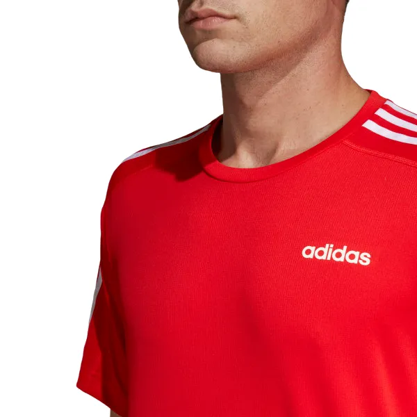 5 x Adidas Mens D2d 3-Stripes Training Active Tee T-Shirt