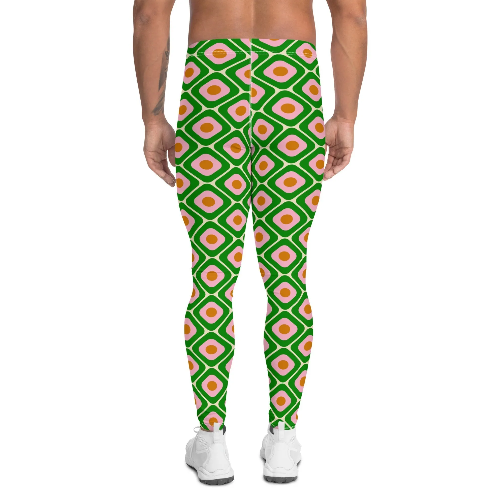 70s Retro Pattern Men's Leggings