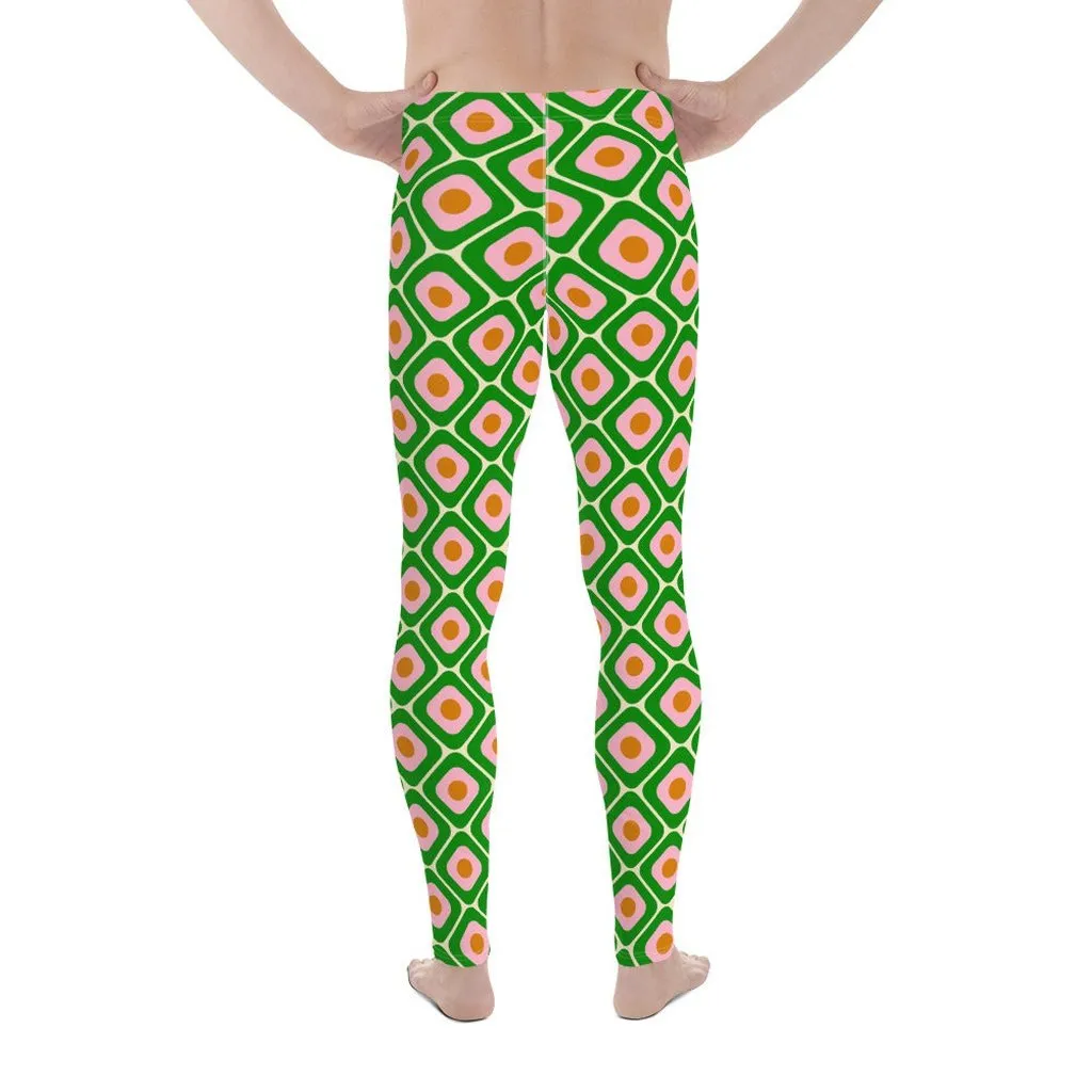 70s Retro Pattern Men's Leggings