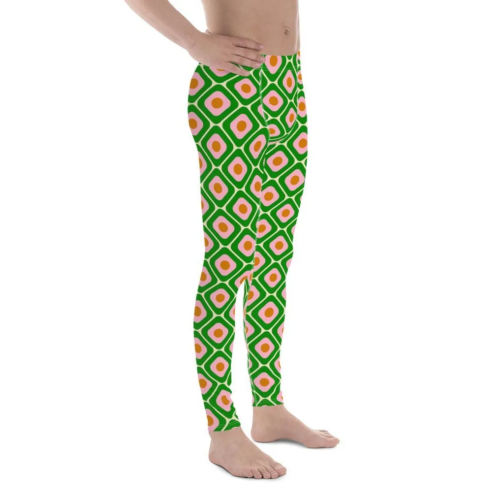 70s Retro Pattern Men's Leggings