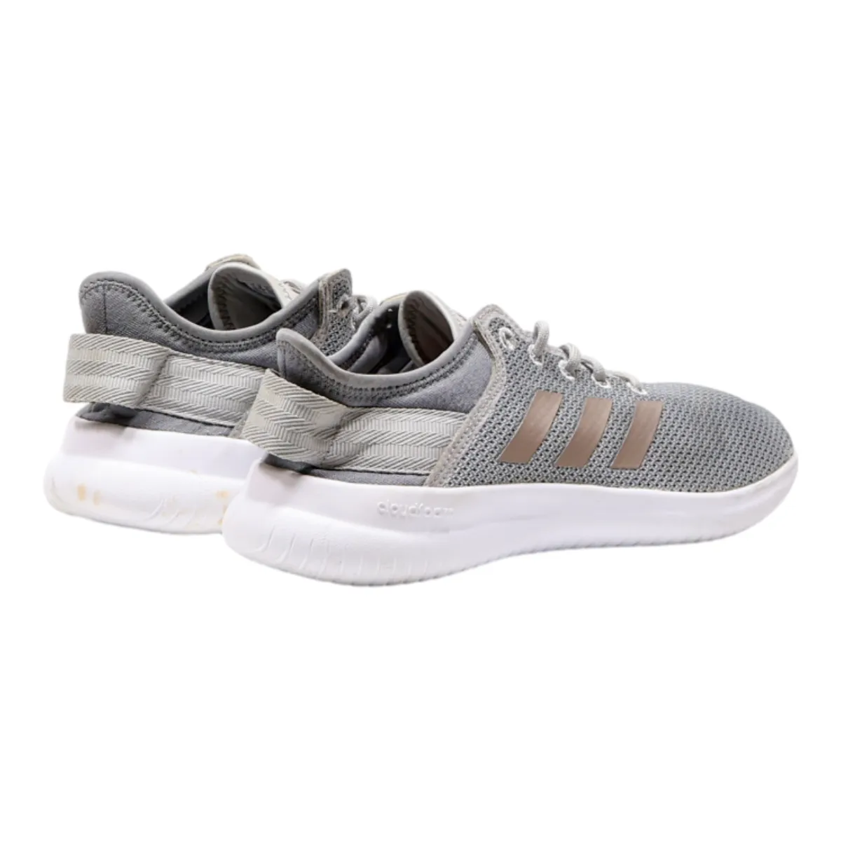 ADIDAS Cloudfoam QT Sneaker Trainers Grey Synthetic Womens UK 7