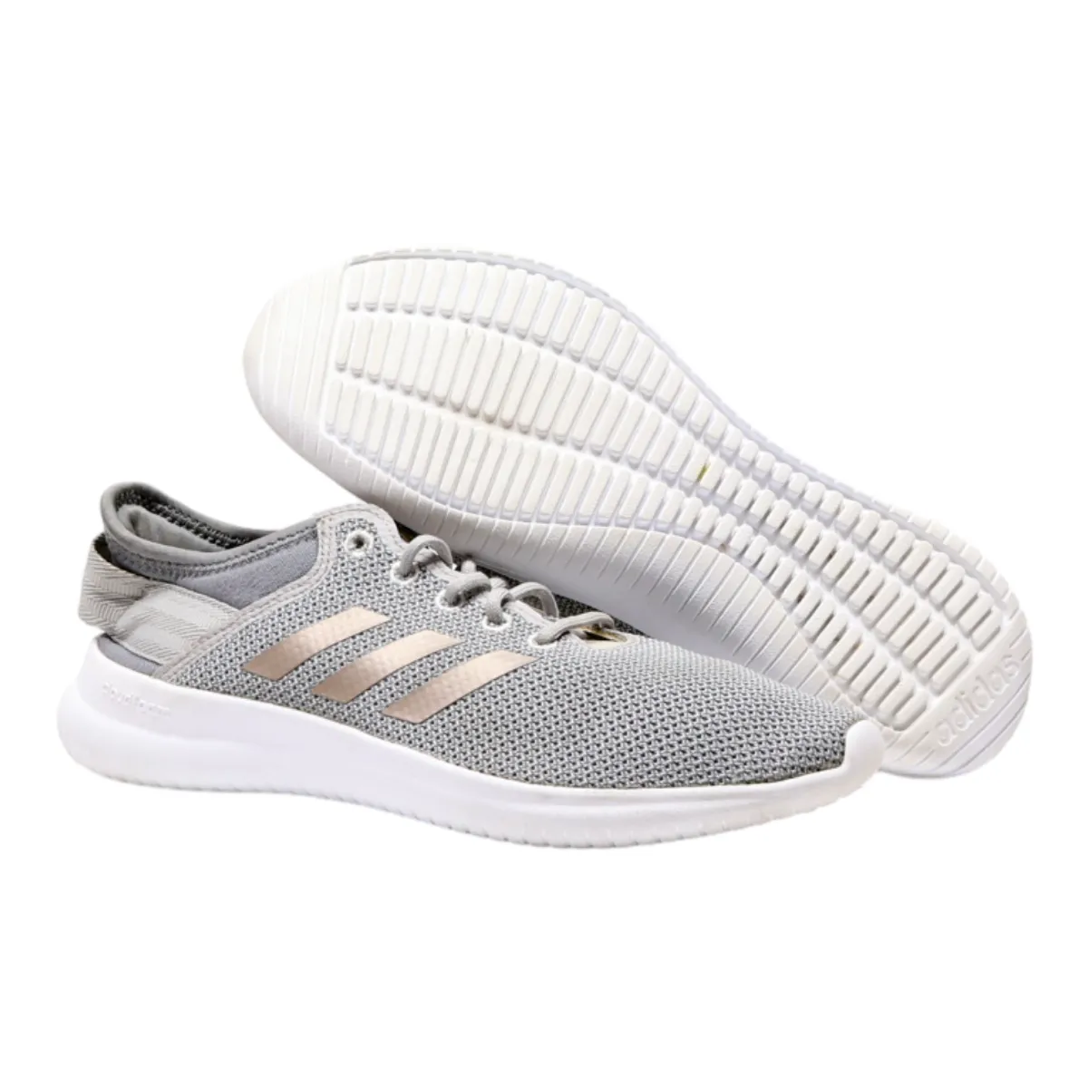 ADIDAS Cloudfoam QT Sneaker Trainers Grey Synthetic Womens UK 7