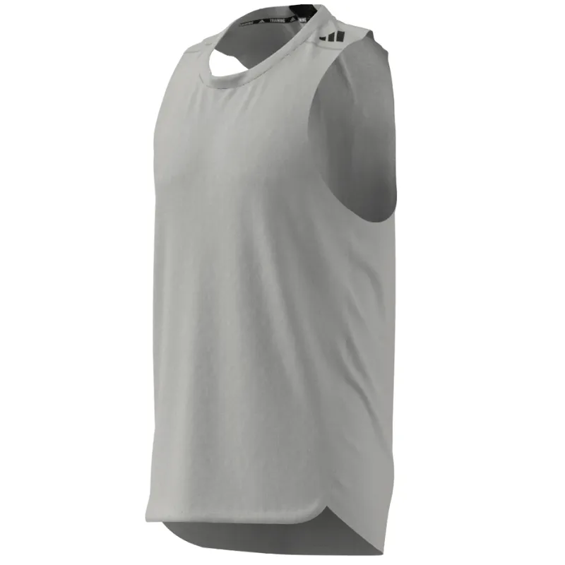 Adidas Training Workout Tank Men Tennis Top - Grey