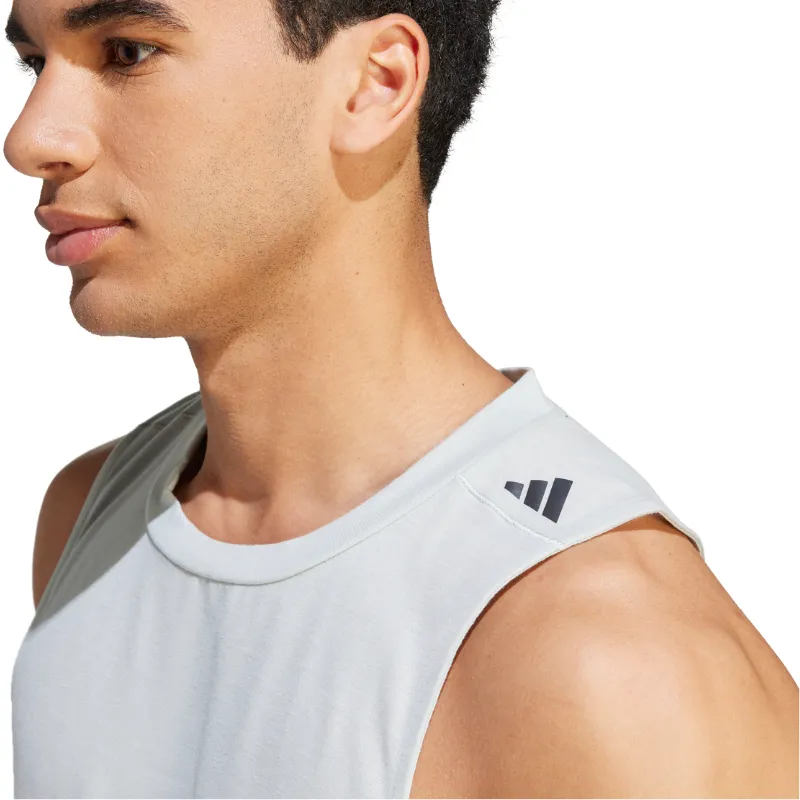 Adidas Training Workout Tank Men Tennis Top - Grey