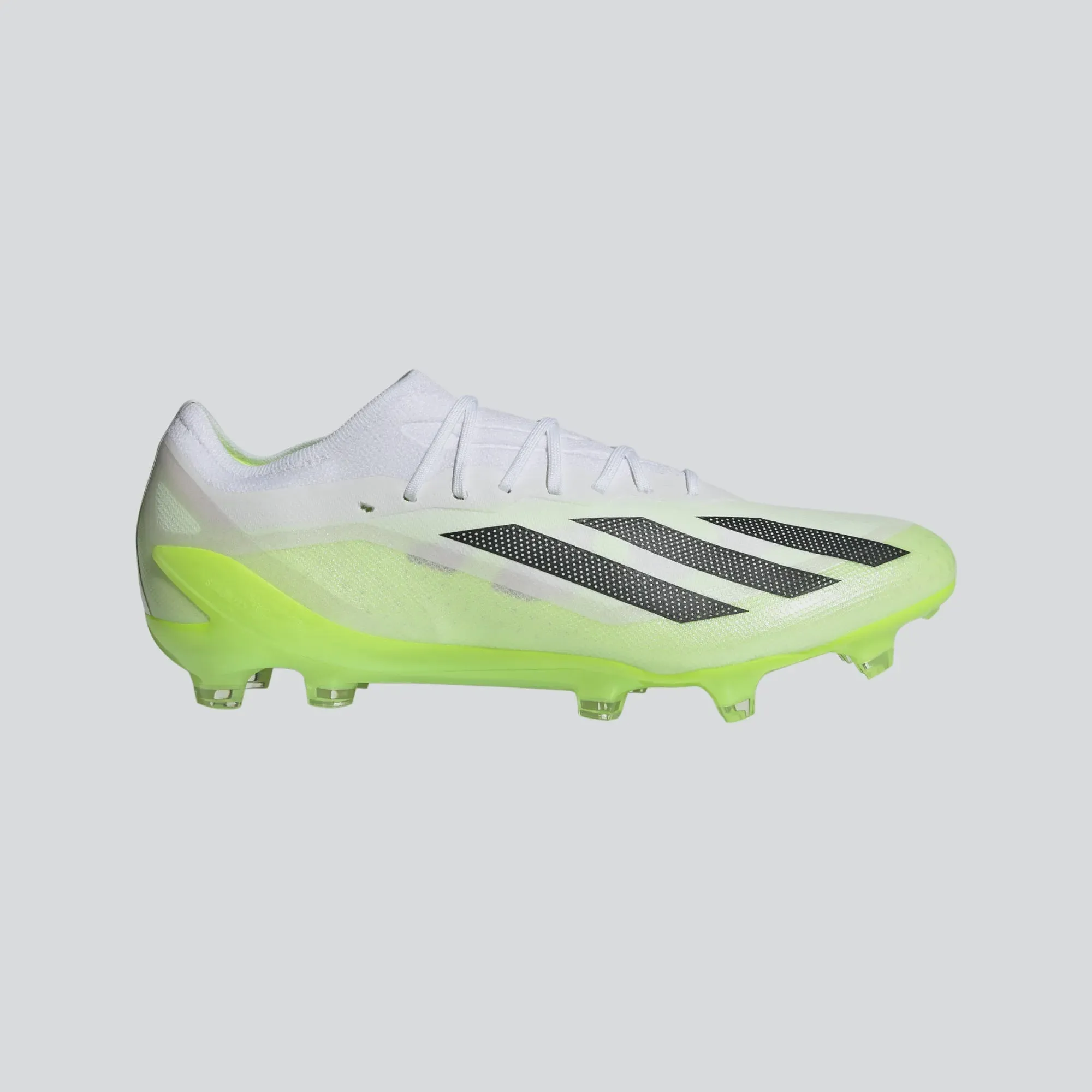 adidas X Crazyfast .1 FG Boots- White/Lemon