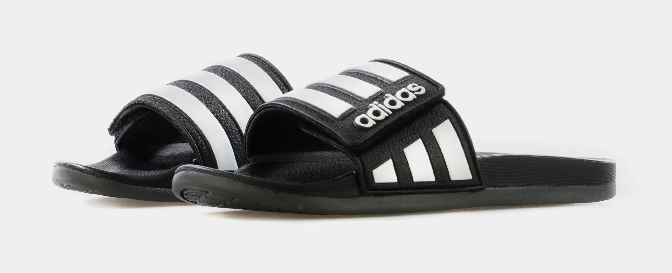 Adilette Comfort Adjustable Slides Mens Sandals (Black)