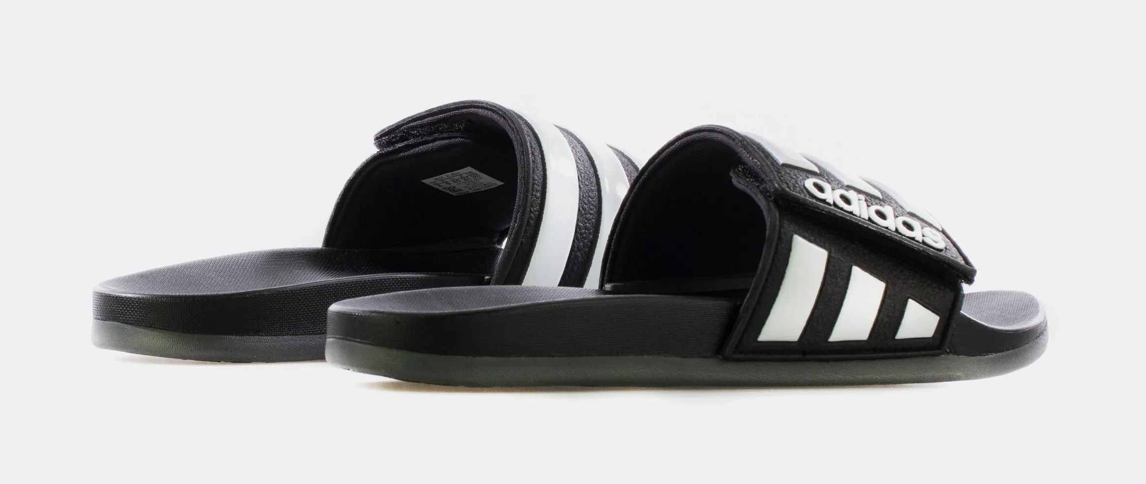 Adilette Comfort Adjustable Slides Mens Sandals (Black)