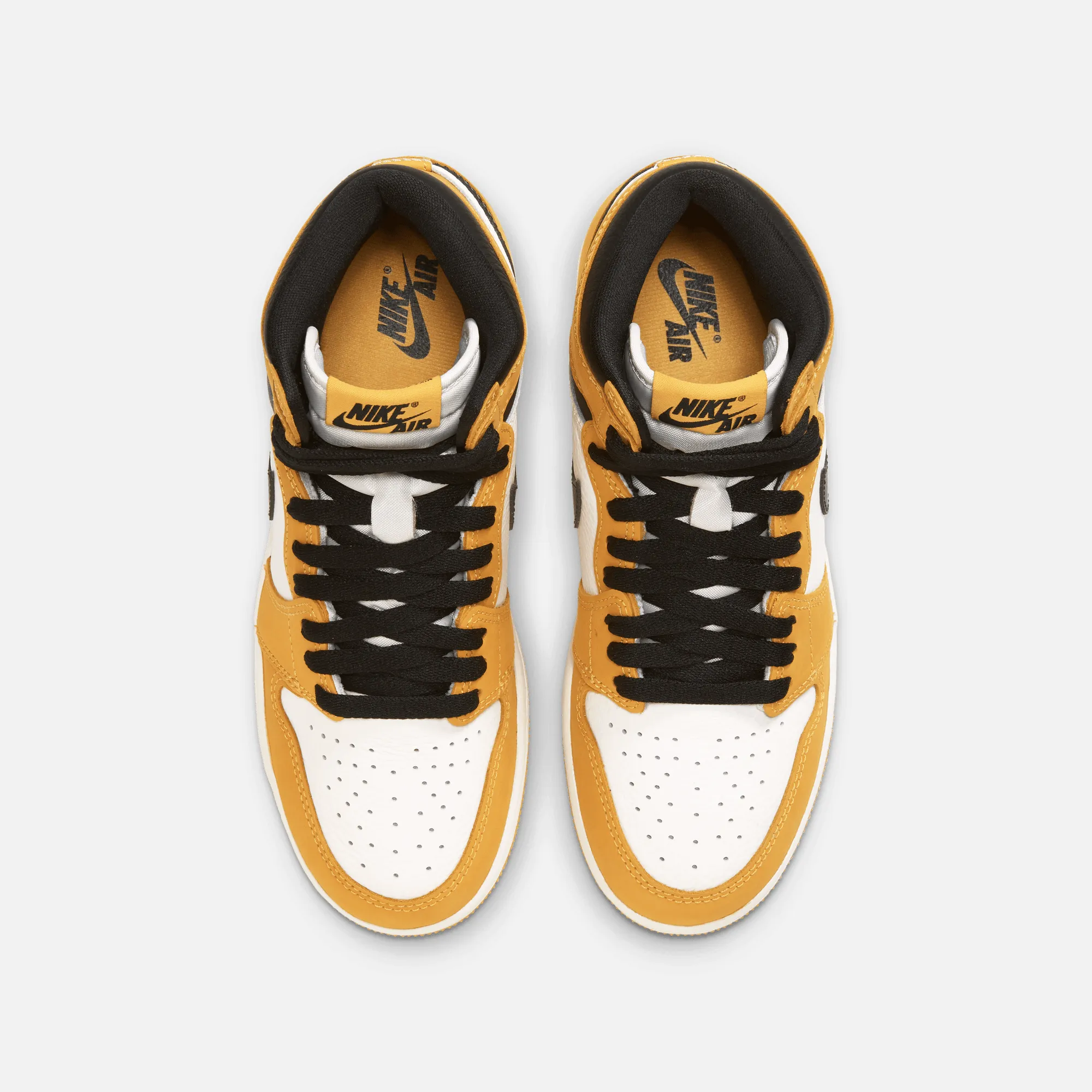 Air Jordan Big Kids' 1 Retro High OG Yellow Ochre (GS)