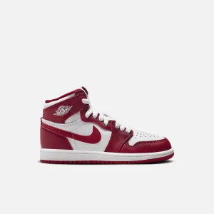 Air Jordan Kids' 1 Retro High OG 'Artisanal Red' (PS)