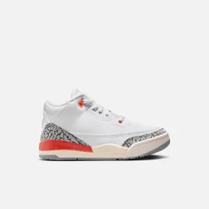 Air Jordan Kids' 3 Retro Georgia Peach (PS)