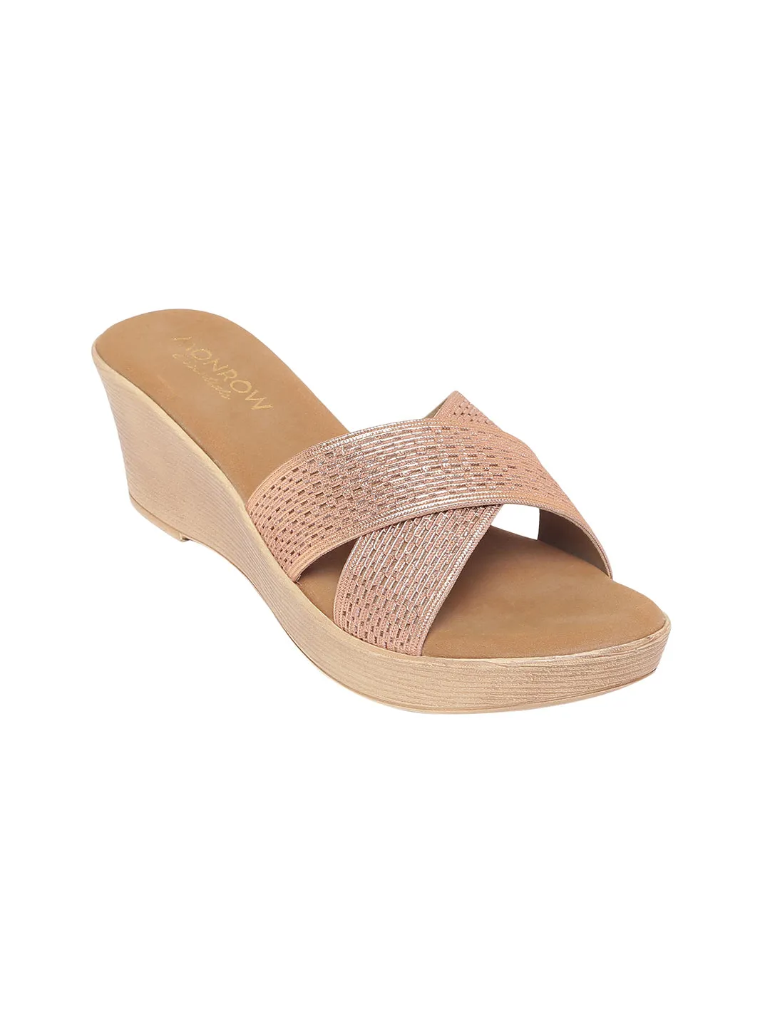 Aisha Rose Gold Wedge