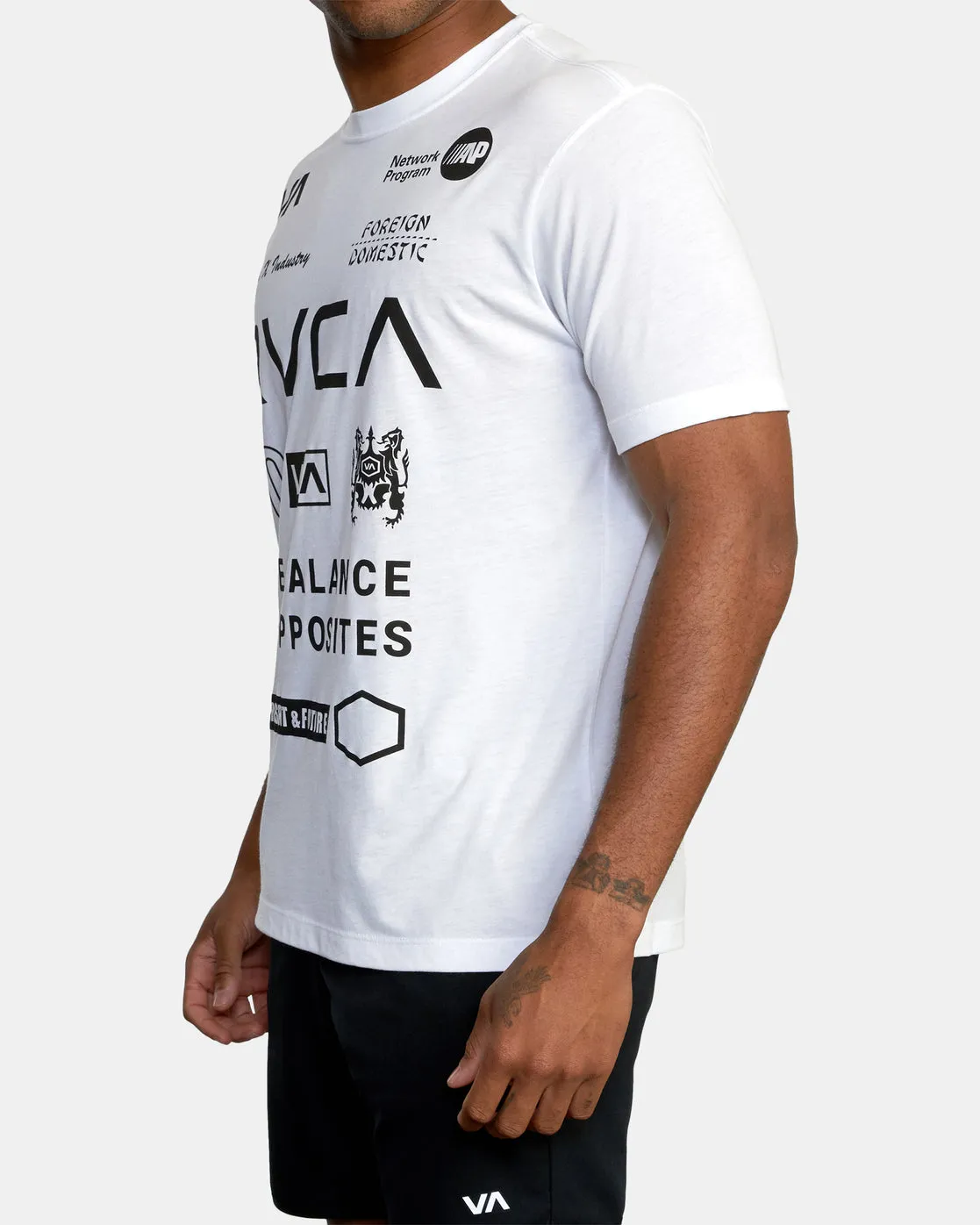 All Brand Short Sleeve Workout Shirt - White