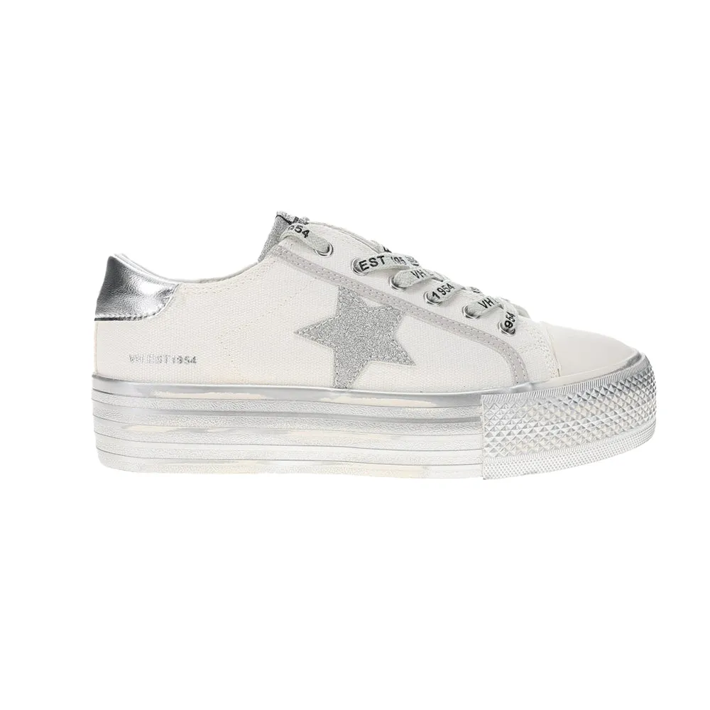 Amaze Metallic Lace Up Sneakers