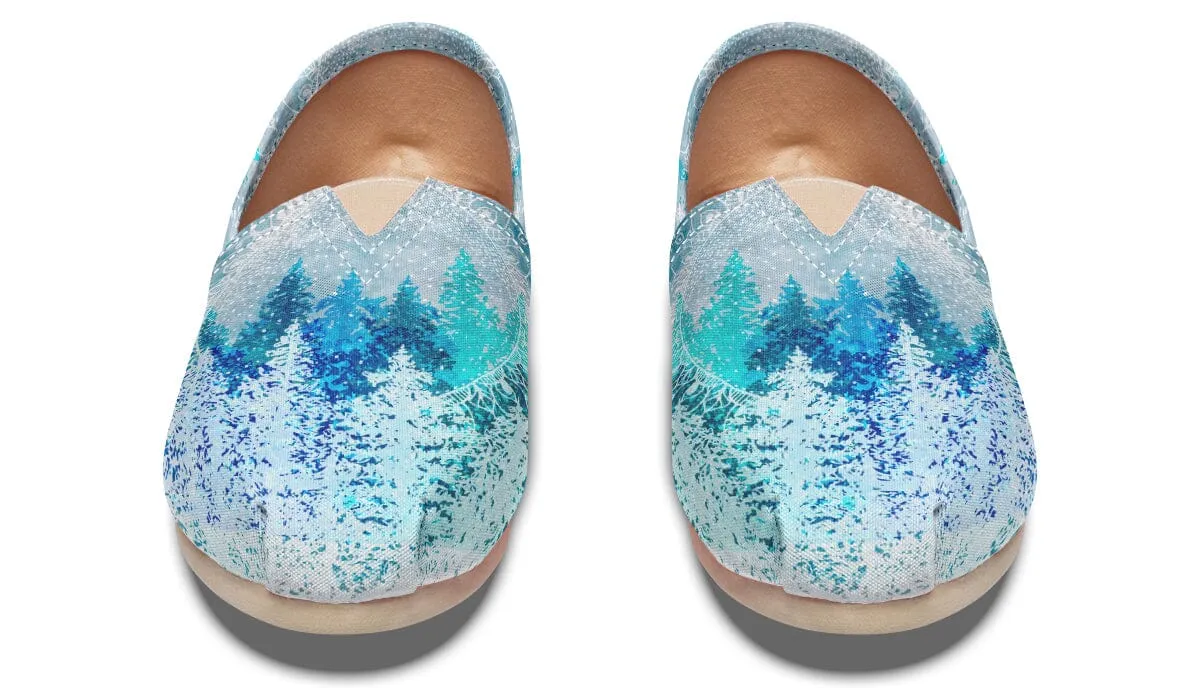 Among The Pines Mandala Casual Slip on Shoes