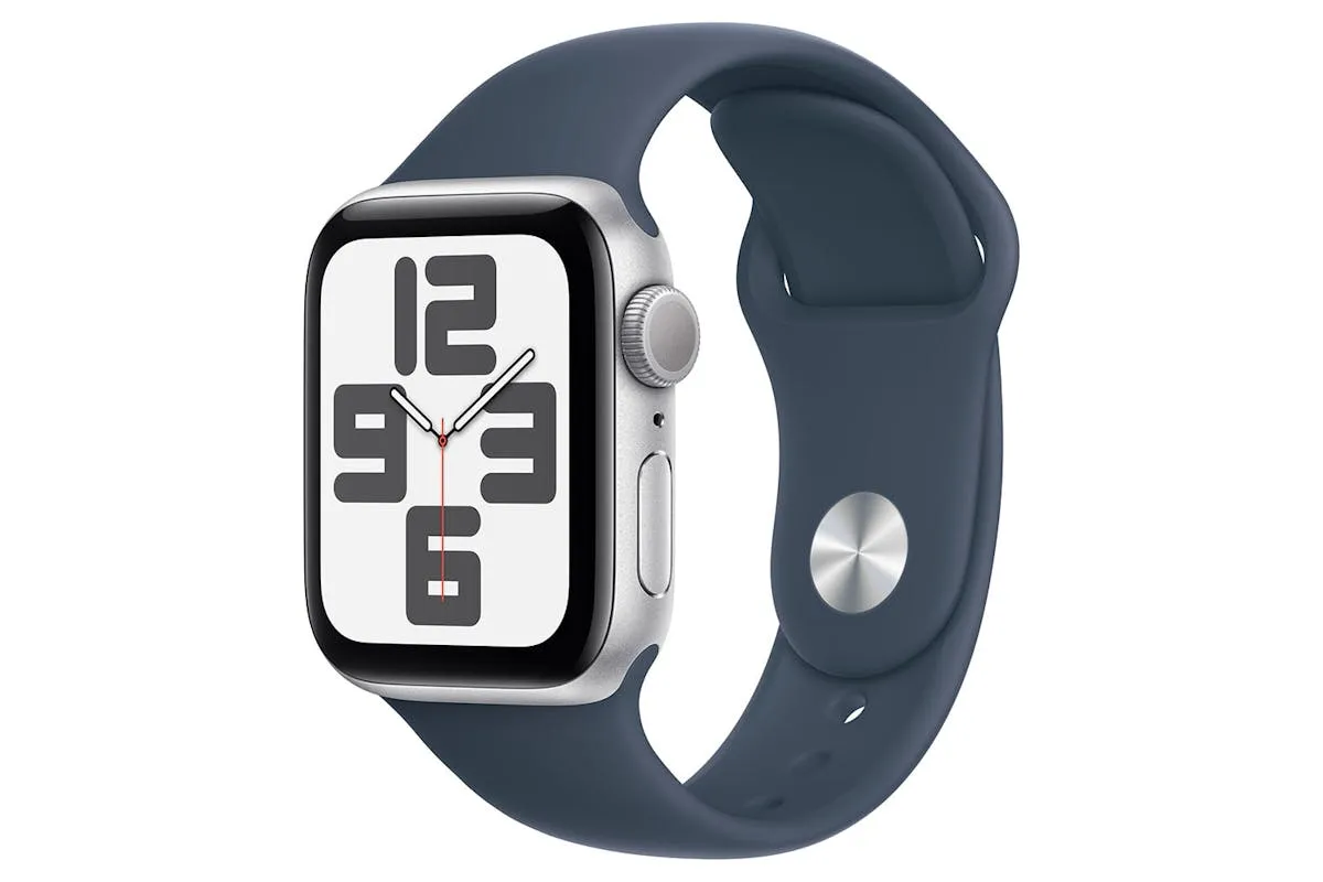 Apple Watch SE GPS | 40mm | Silver Aluminium Case with Silver Sport Band - M/L