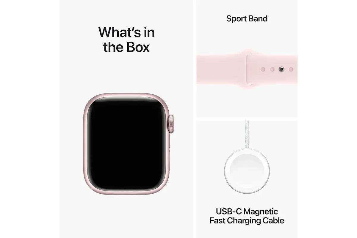 Apple Watch Series 9  | 41mm | Pink Aluminium LP Sport Band S/M