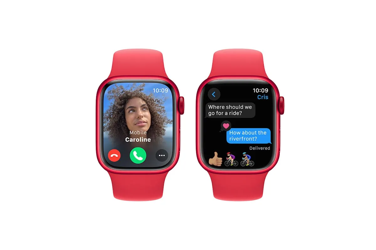 Apple Watch Series 9 | 41mm | Red Aluminium Red Sport Band M/L