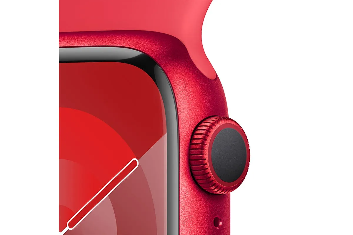 Apple Watch Series 9 | 41mm | Red Aluminium Red Sport Band M/L