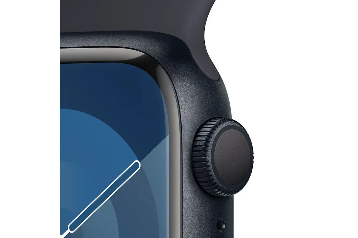 Apple Watch Series 9  | 45mm | Midnight Aluminium Midnight Sport Band S/M