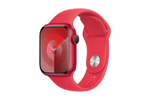 Apple Watch Series 9  | 45mm | Red Aluminium Red Sport Band M/L