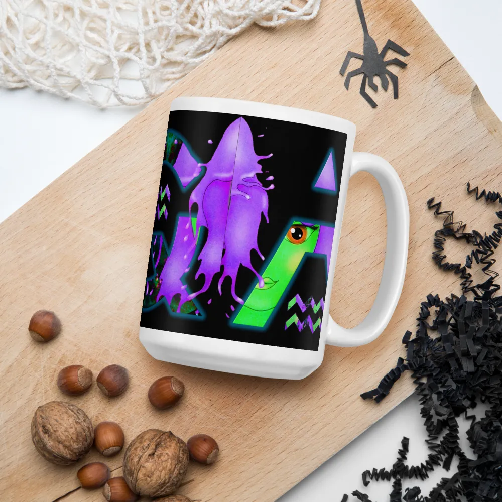 Aquarius Coffee Mug. Personalized bestie gift. WickedYo