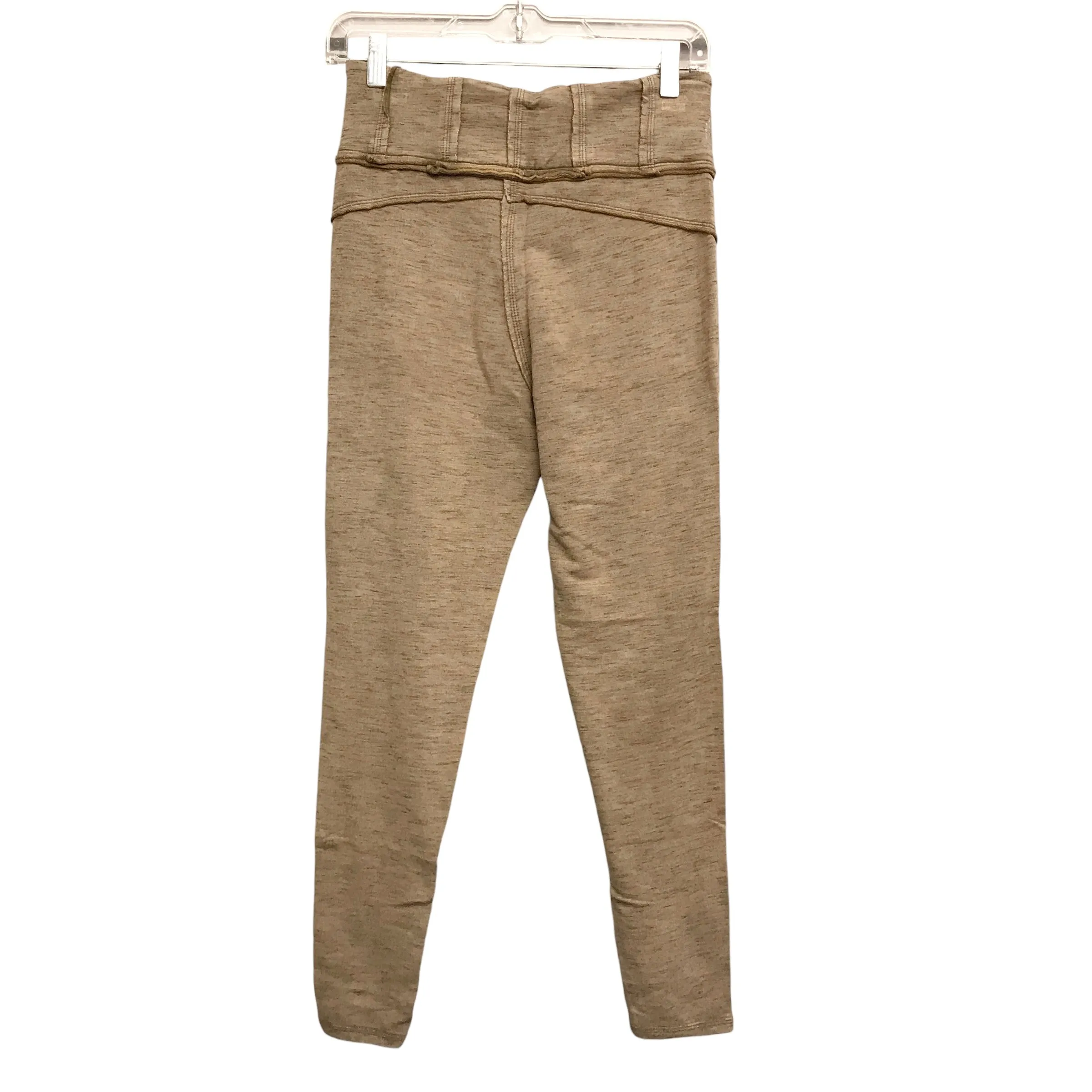 Athletic Leggings By Free People In Tan, Size:M