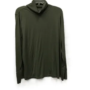 Athletic Top Long Sleeve Collar By Clothes Mentor In Green, Size: 2x