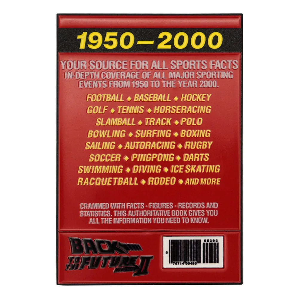 Back To The Future Ingot Sport Almanac Limited Edition