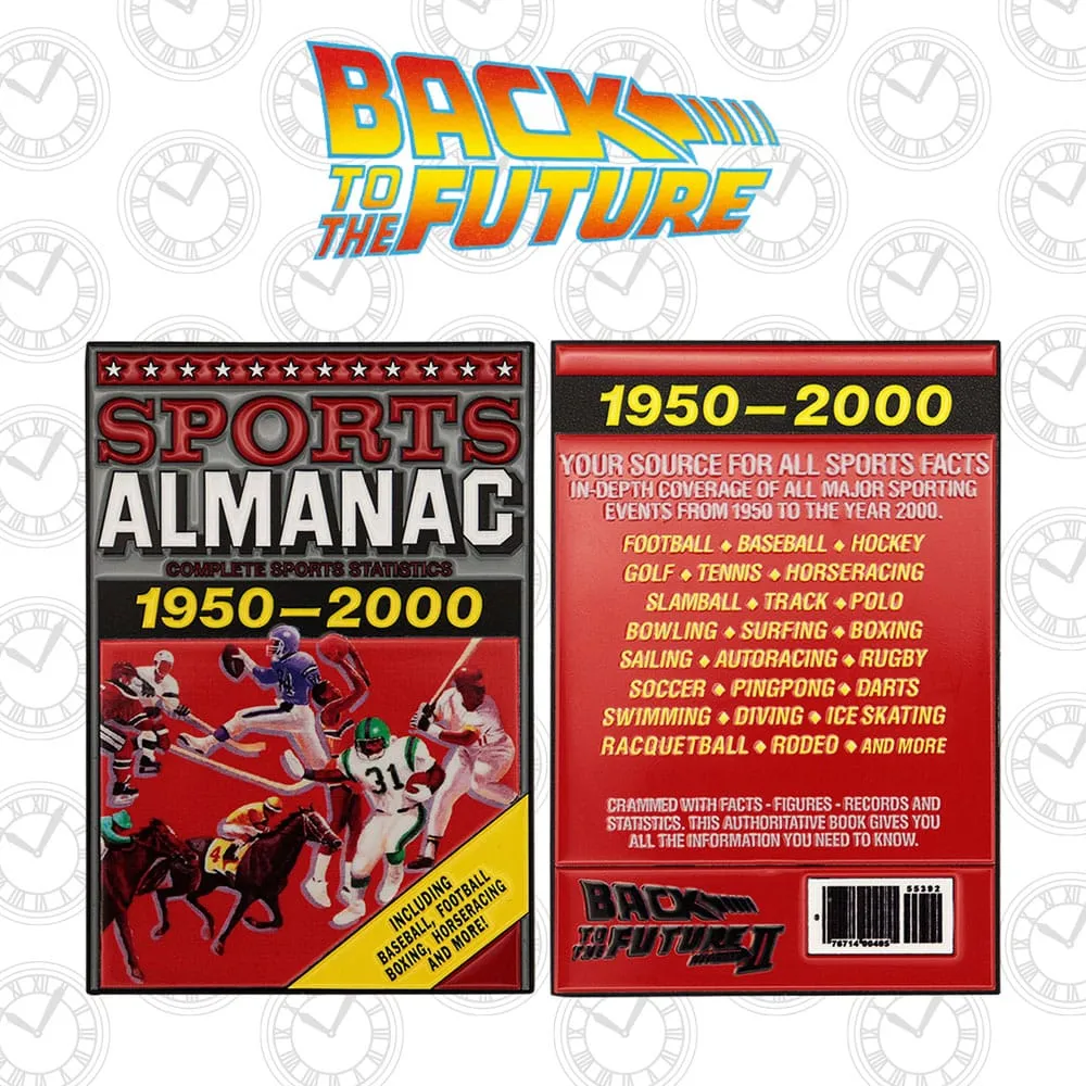 Back To The Future Ingot Sport Almanac Limited Edition