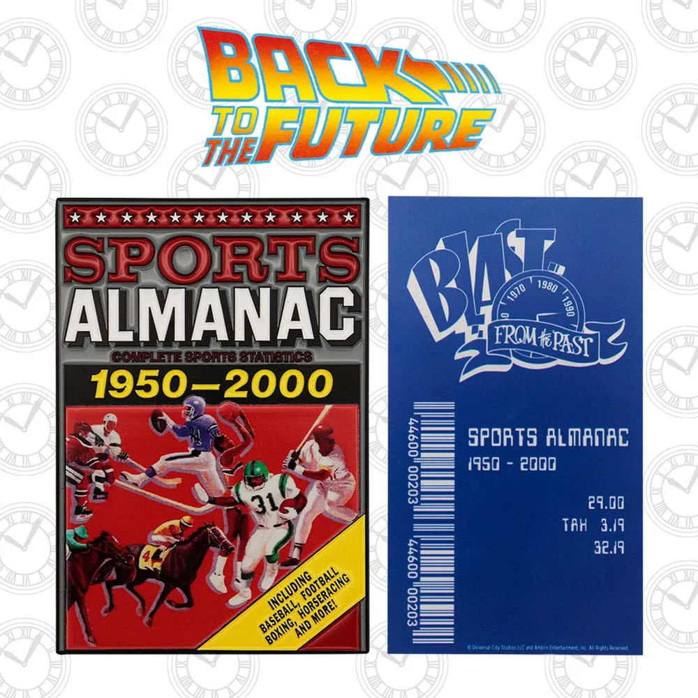 Back To The Future Ingot Sport Almanac Limited Edition