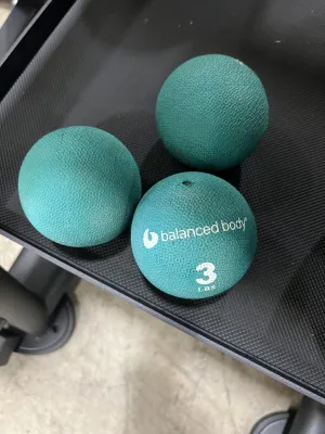 Balanced Body 3 lb Weighted Balls - Used