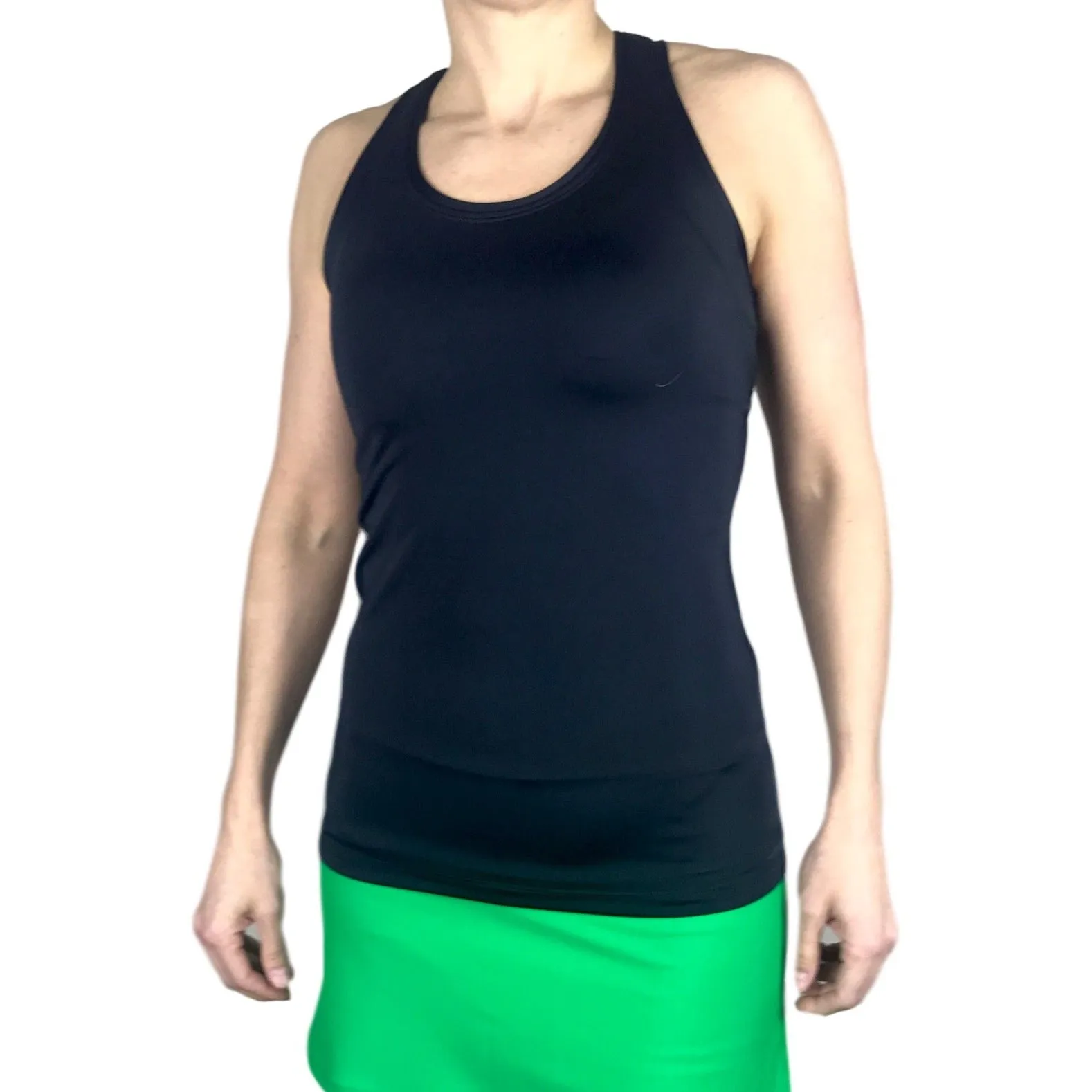 Black Racerback Athletic Tank