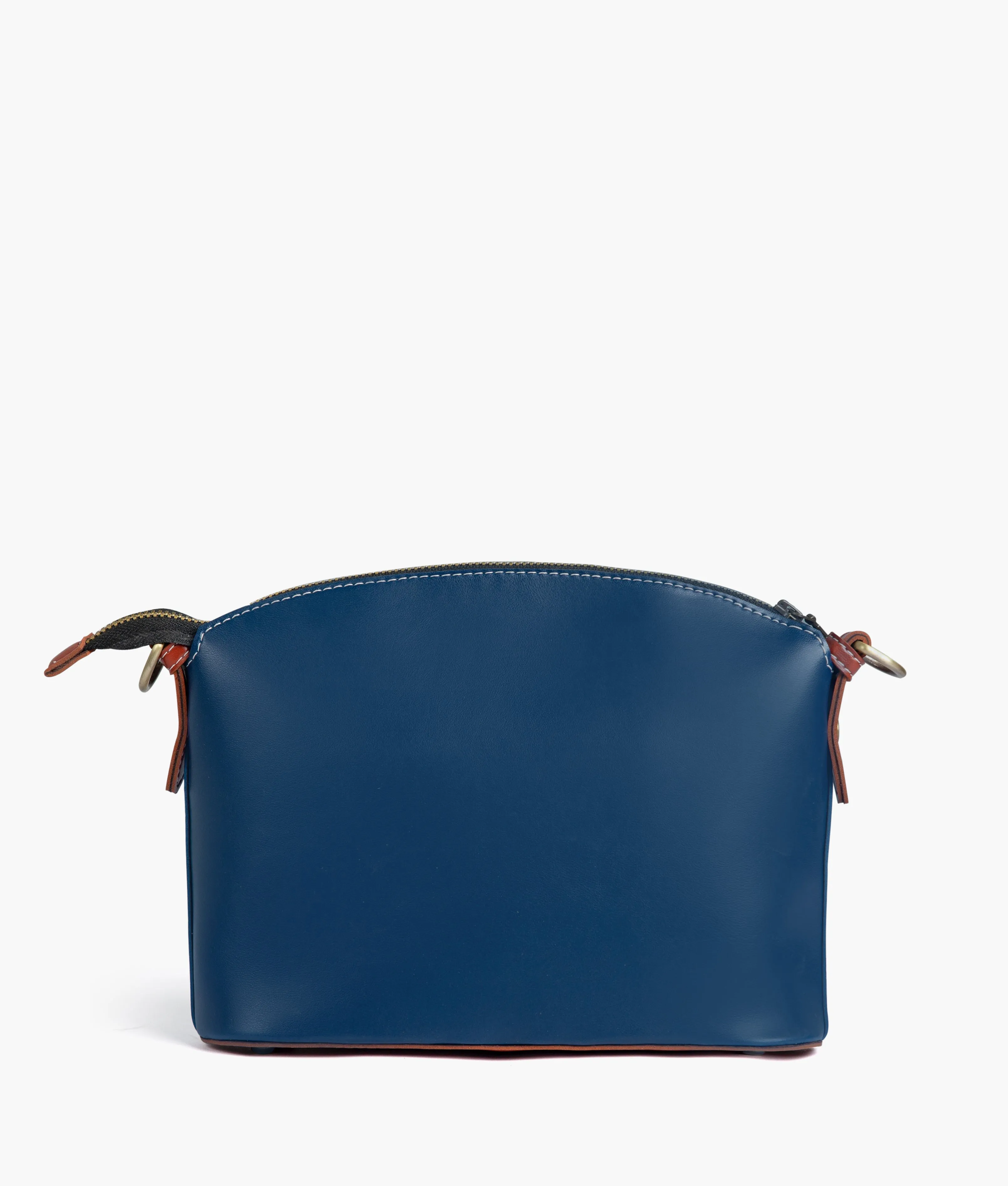 Blue dome cross-body bag