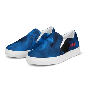 Blue Smoke Men’s Slip-on Canvas Shoes