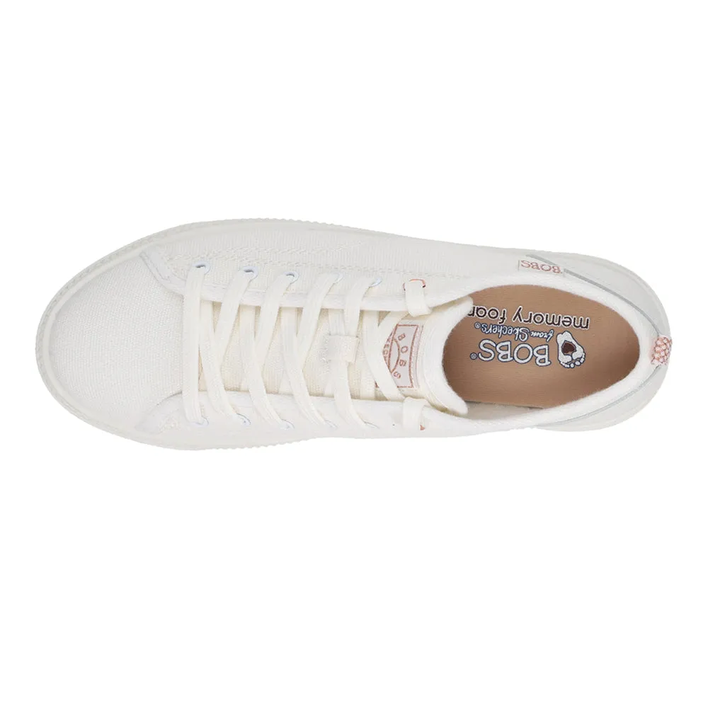 Bobs Copa Canvas Faux Lace Up Sneakers