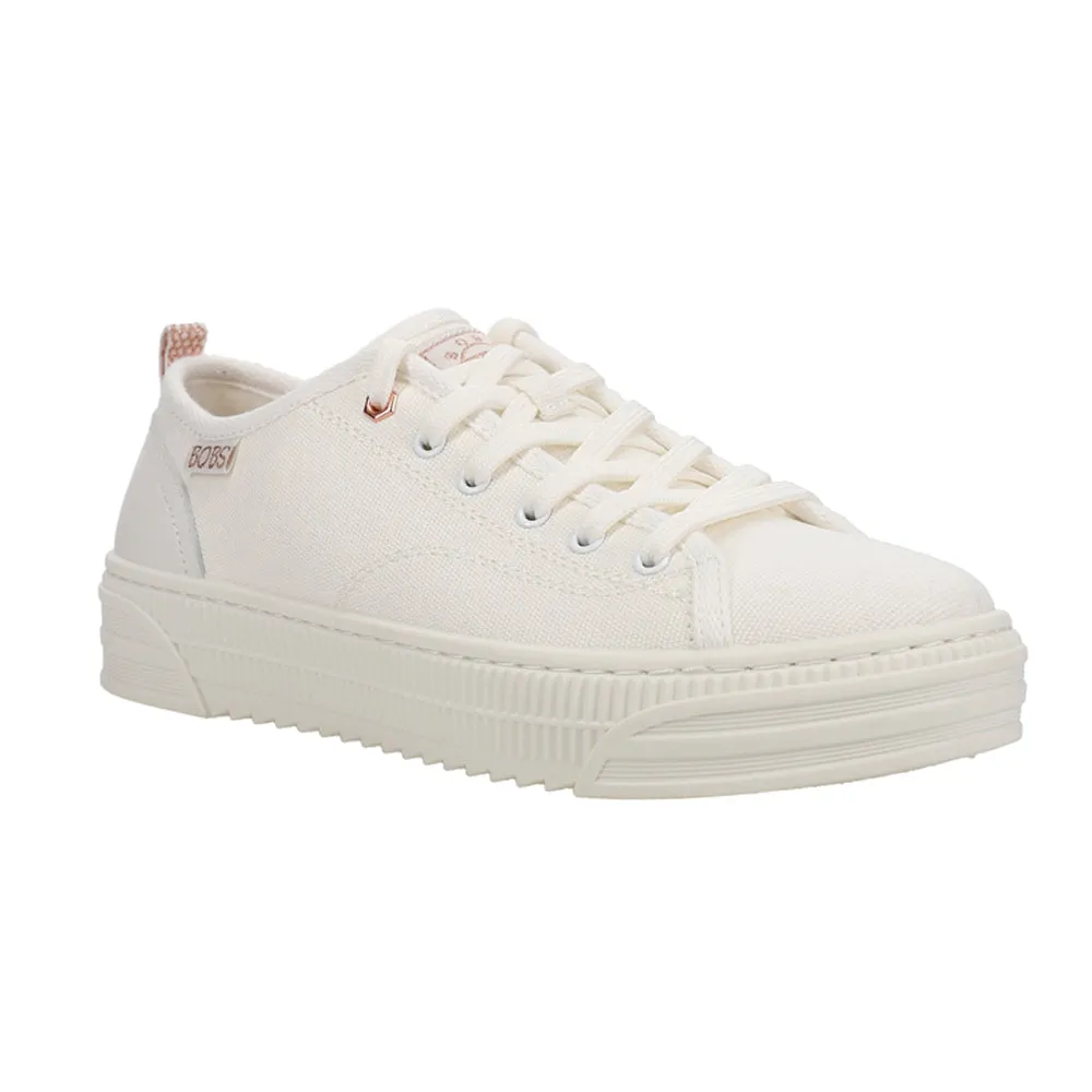 Bobs Copa Canvas Faux Lace Up Sneakers