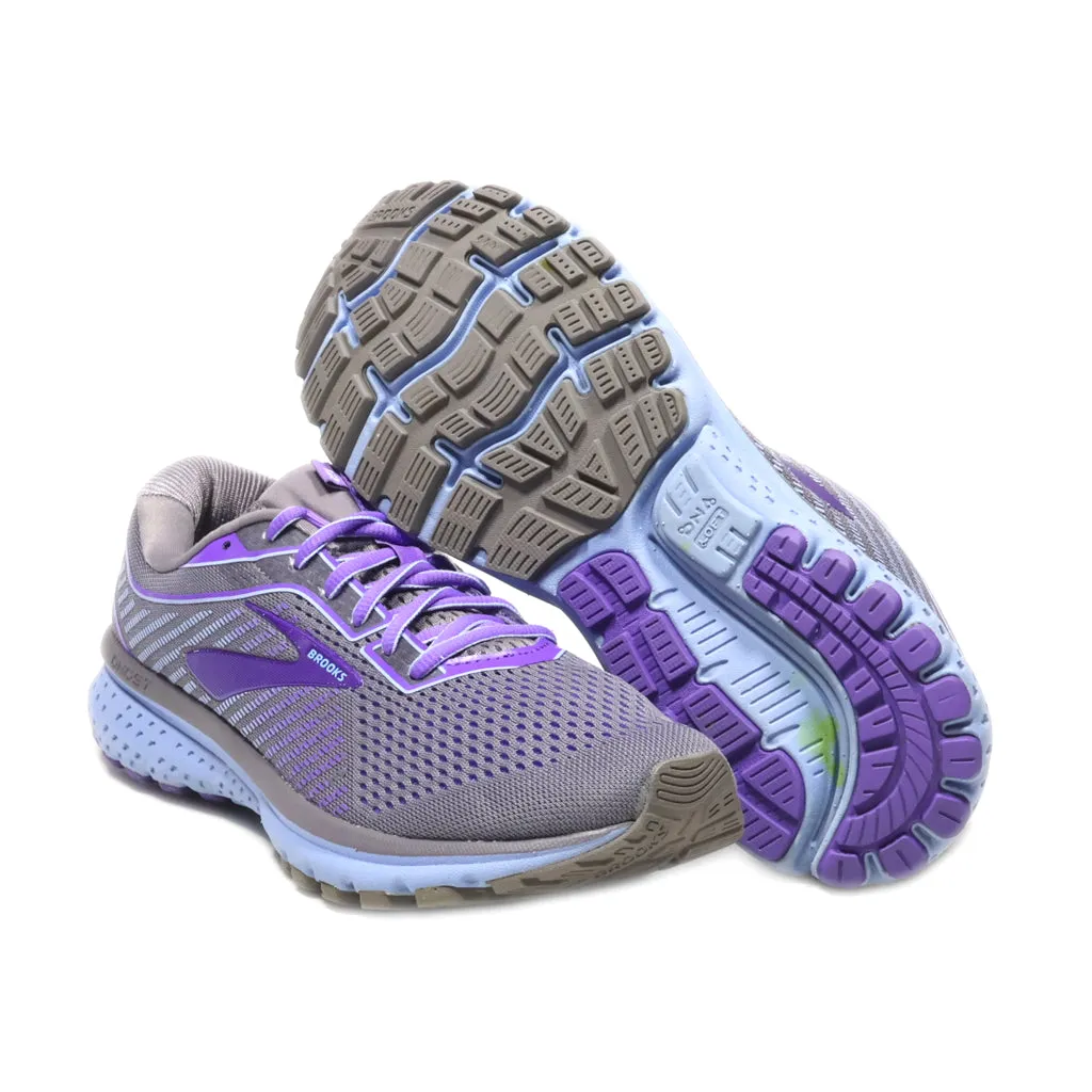 Brooks Ghost 12 Sport Shoes Fabric Purple Colour For Men