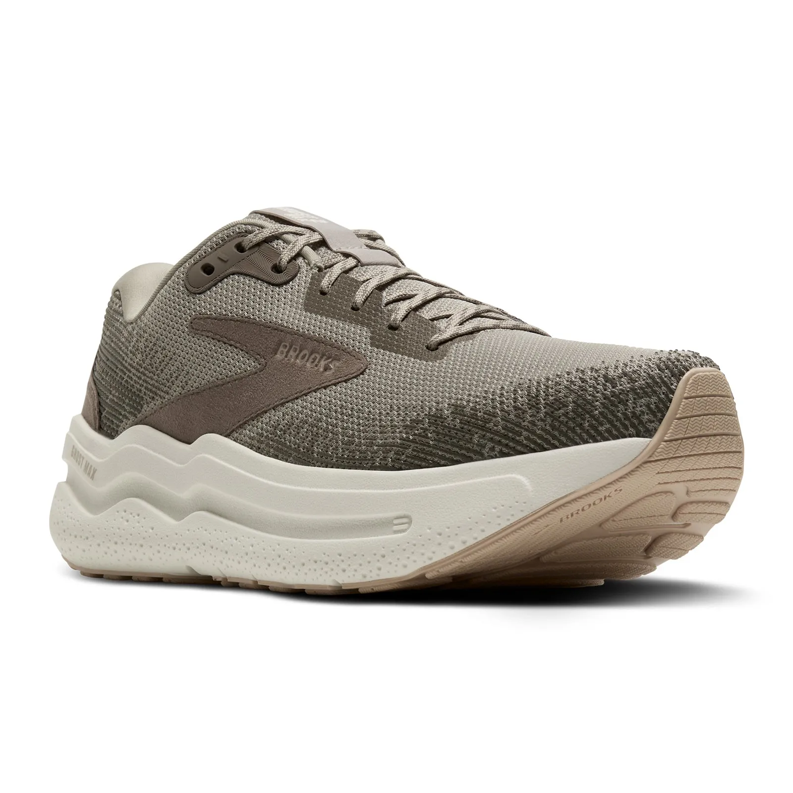 Brooks Ghost Max 2 Running Shoe (Men) - London Fog/Falcon/Coconut