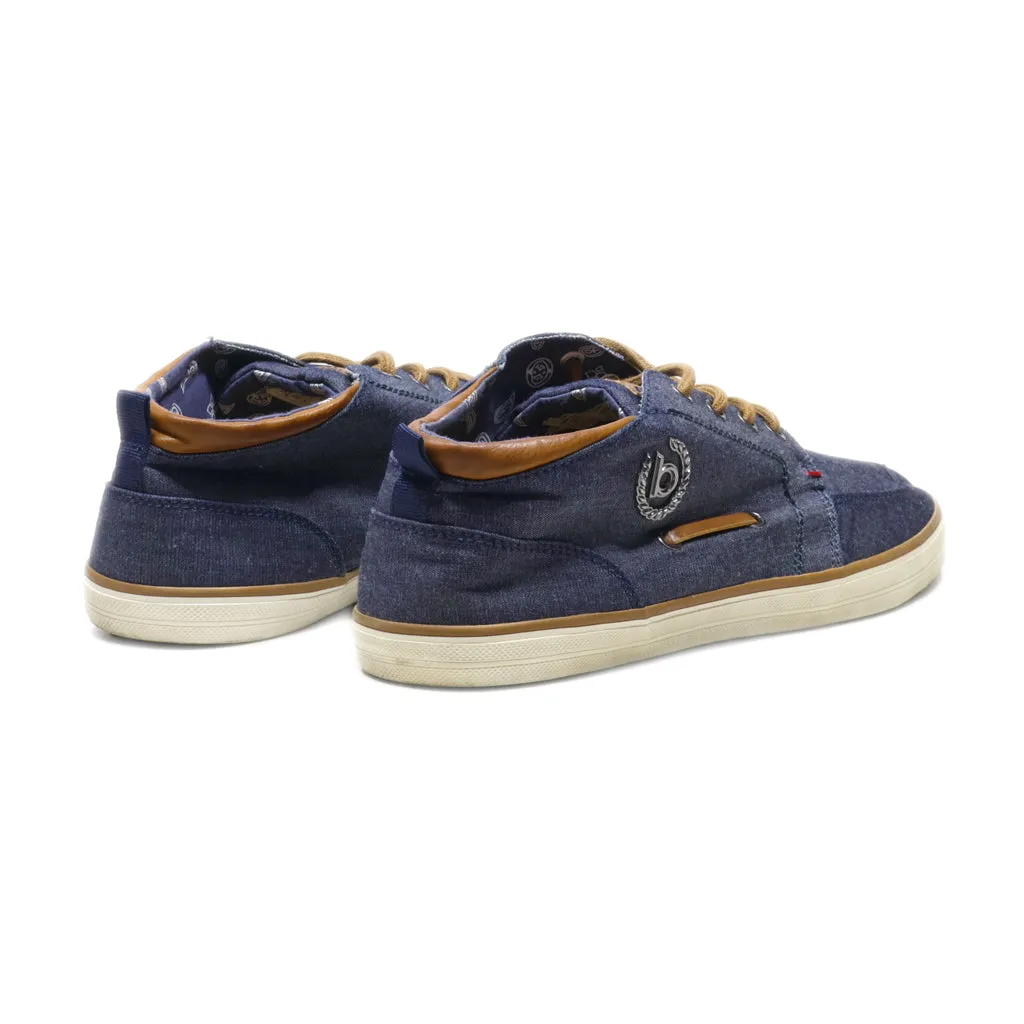 Bugatti Casual Lace Ups Canvas Blue Colour For Men