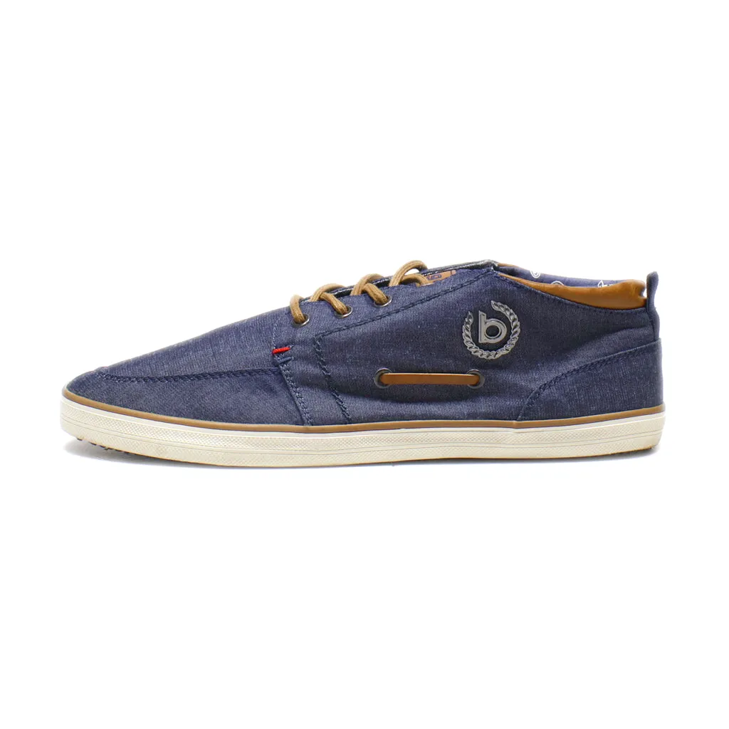 Bugatti Casual Lace Ups Canvas Blue Colour For Men