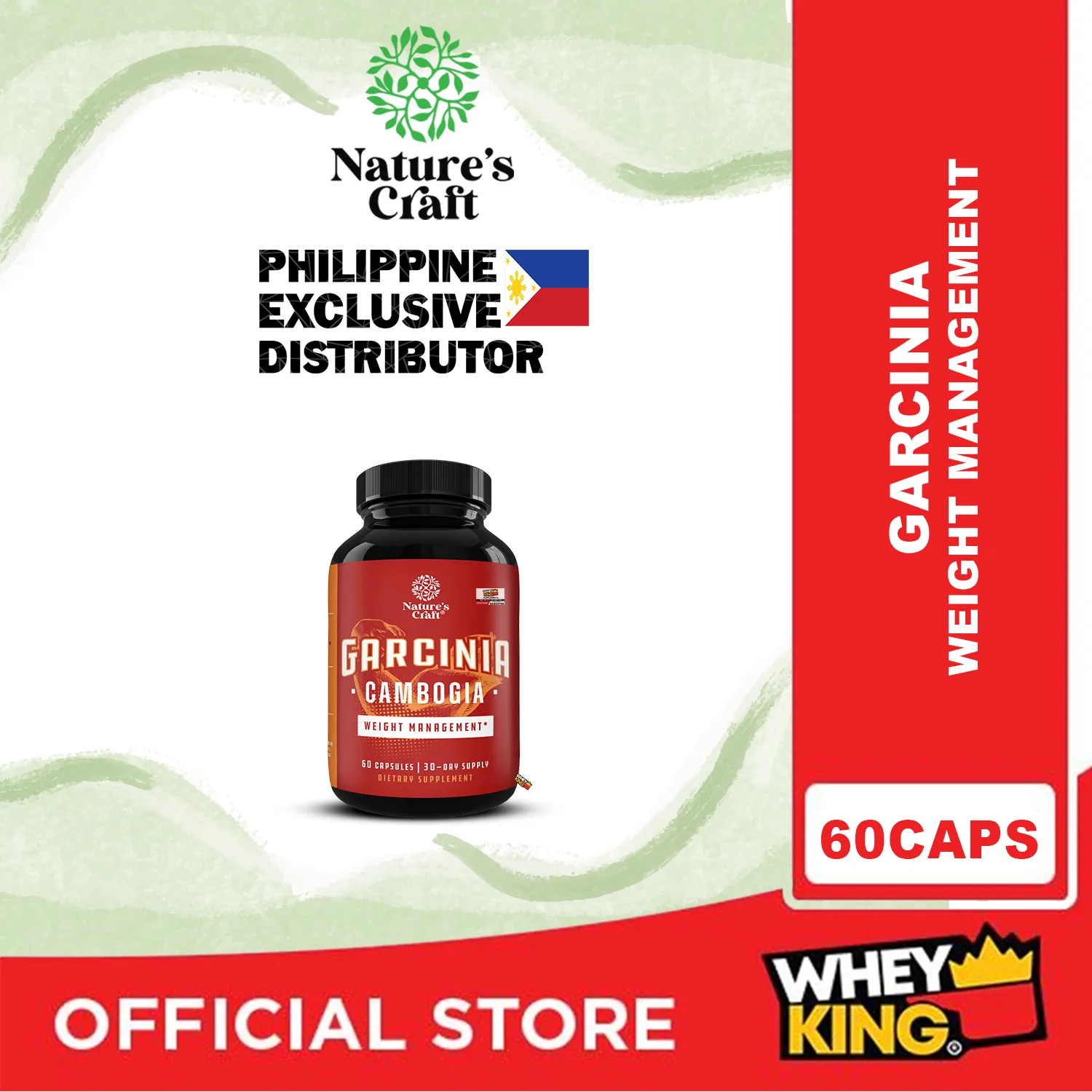 BUY1 GET1 = Nature's Craft - Garcinia Cambogia EXP 04/30/2024