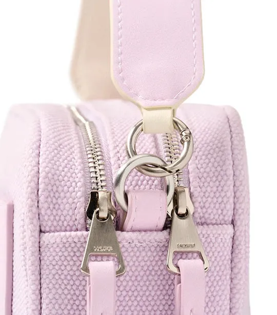 Canvas Cannes Crossbody Bag Lilac