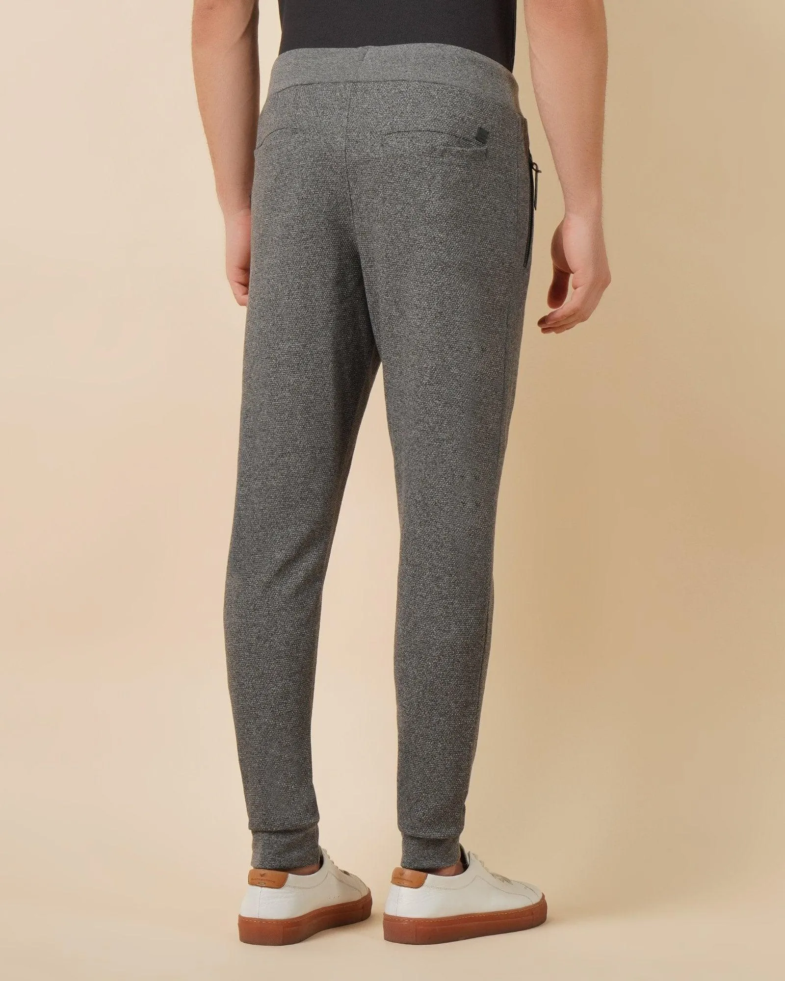 Casual Dark Grey Solid Jogger - George