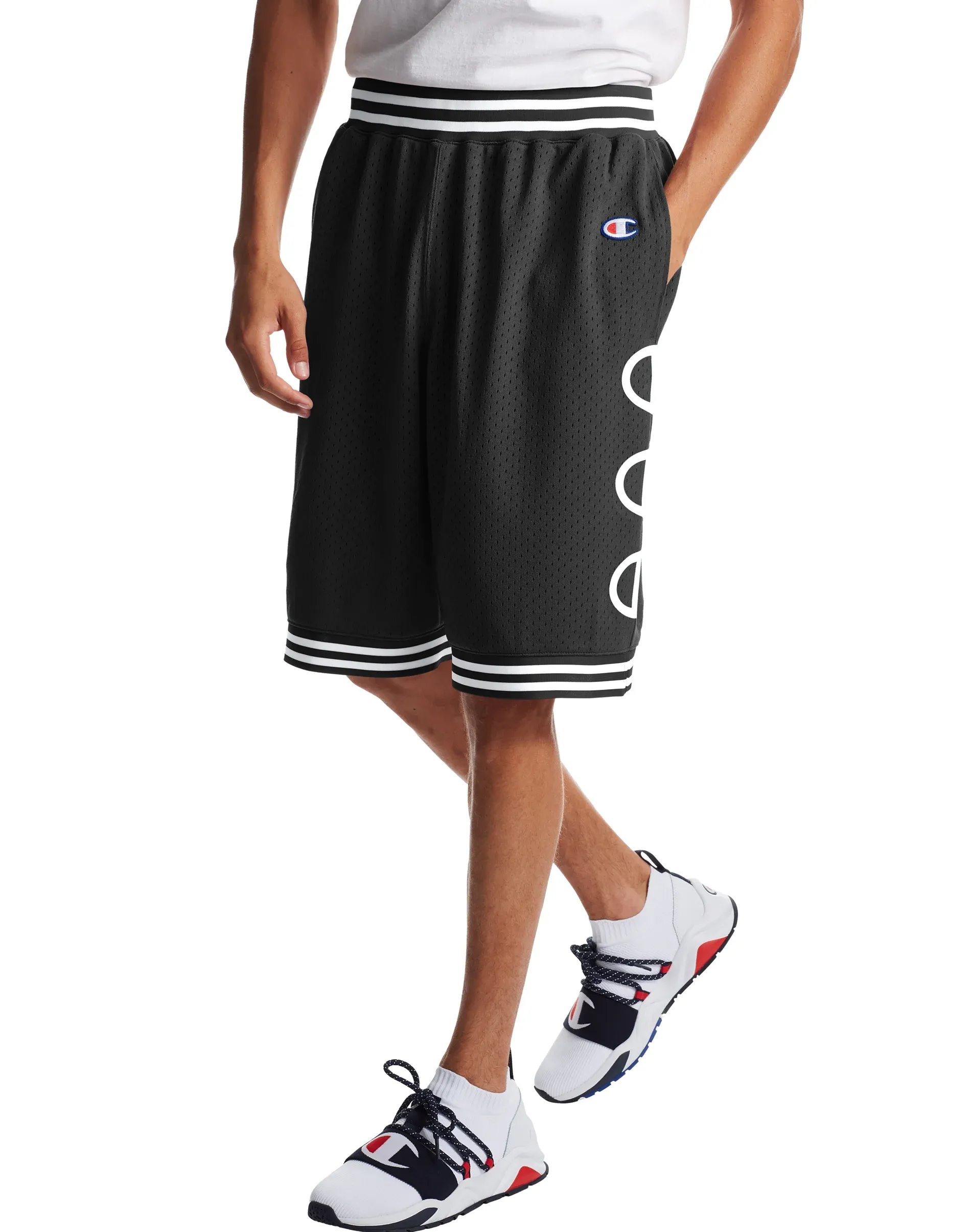 Champion Rec Mesh Short, Triple C Logos