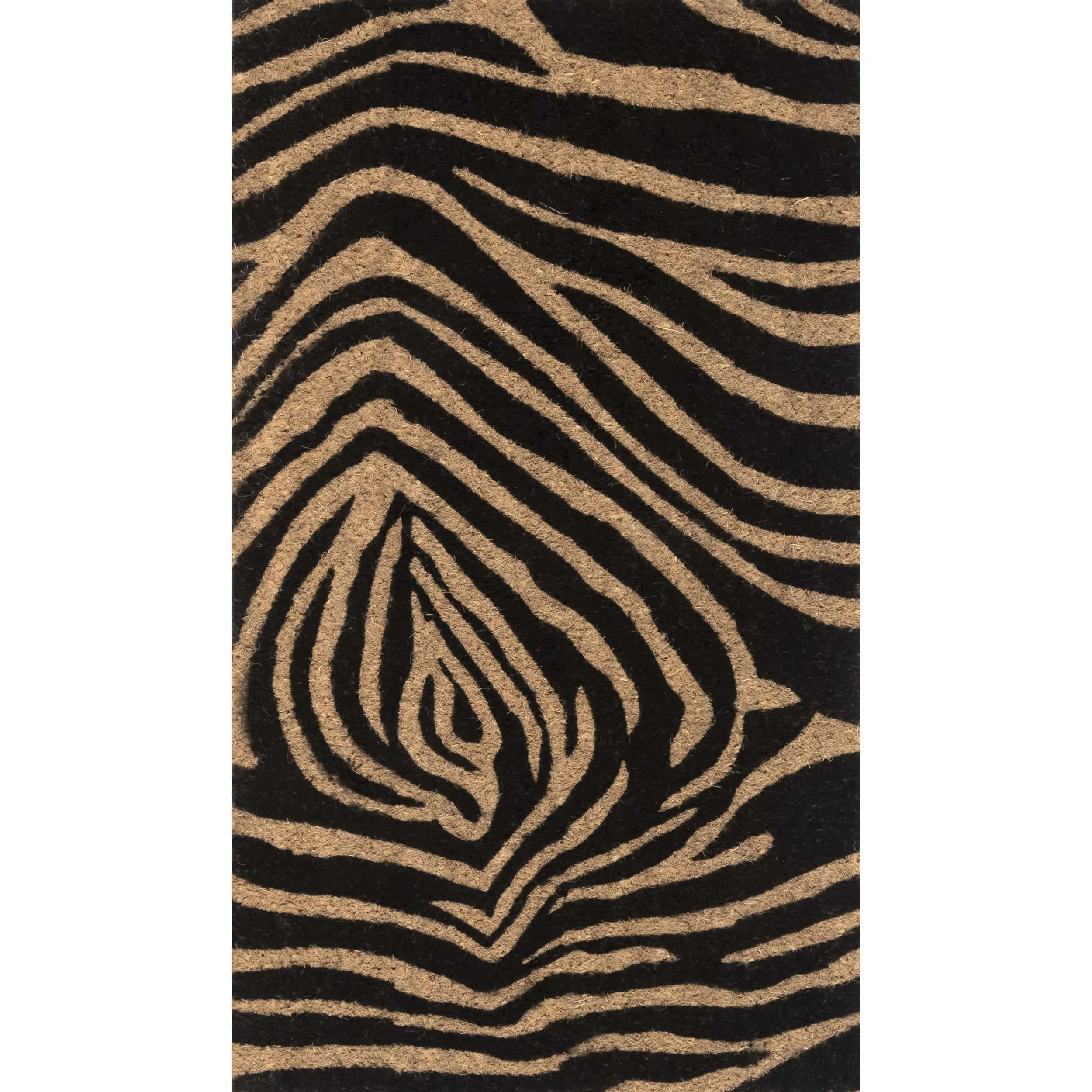 Coir Zebra Print Doormat