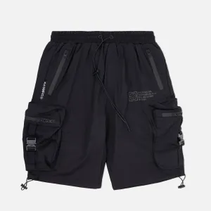 Combat Nylon Shorts Black