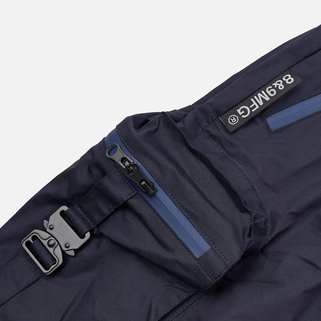 Combat Nylon Shorts Navy