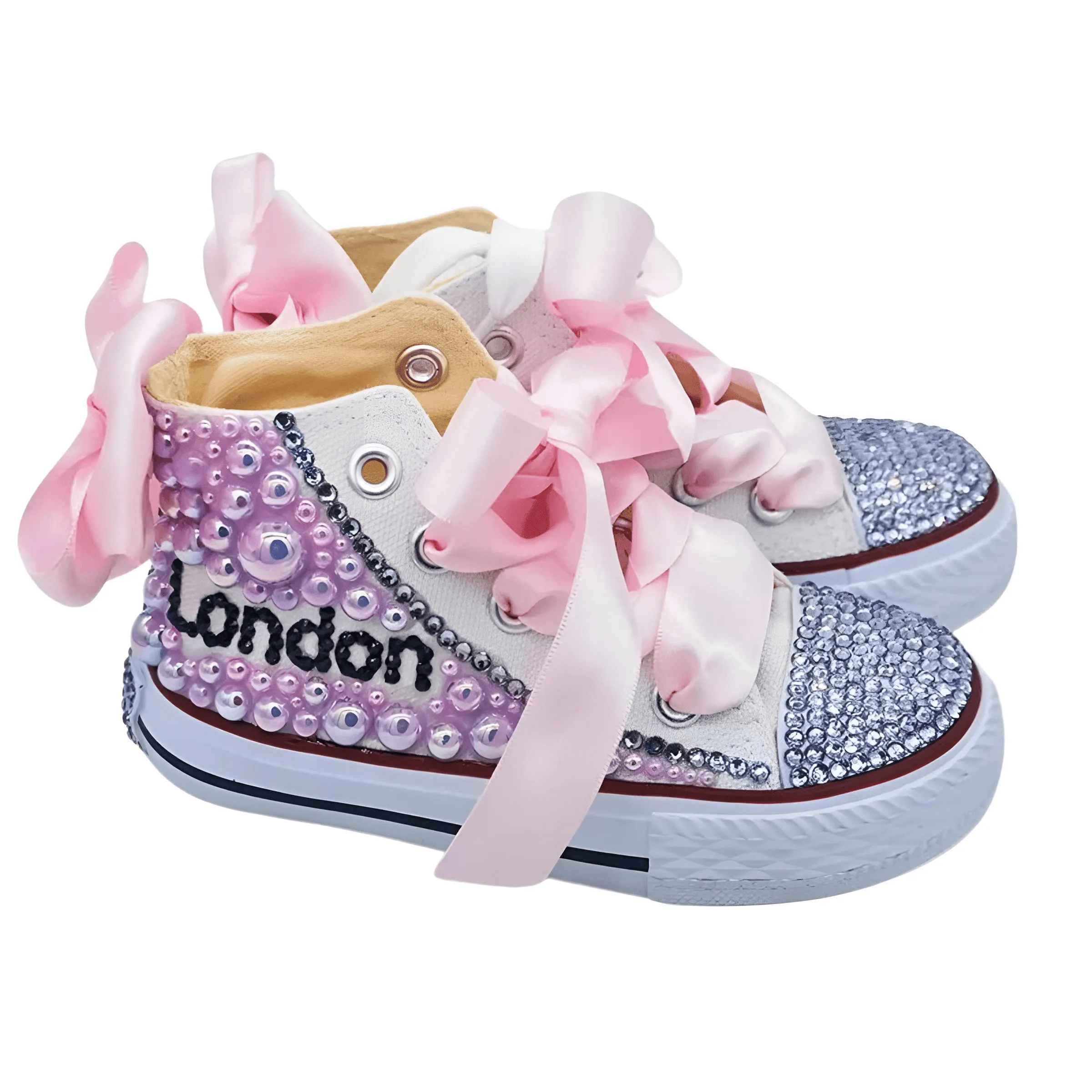 Custom Design Kids Shoes With Custom Name & Bling!